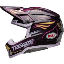 BELL Moto-10 Spherical Helm - Tagger Purple Haze Gloss Purple/Gold