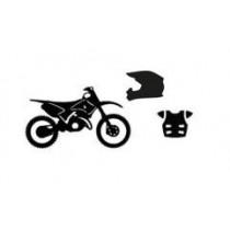 Mietmotorrad (ab 125 ccm) und Mietschutzausrüstung zu Motocrosskurse Erwachsene