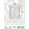 Hiflo Filtro Ölfilter Yamaha / Beta #2
