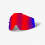 Ersatzglas/Ersatzscheibe Ersatzlinse Racecraft 2, Accuri 2, Strata 2 rot-blau gespiegelt zu 100% Brille