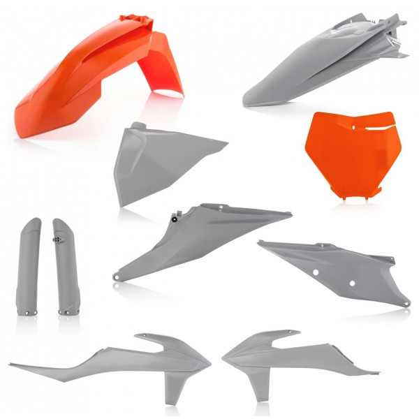 Acerbis Plastik Full Kit KTM orange-grau / 7-tlg. #1